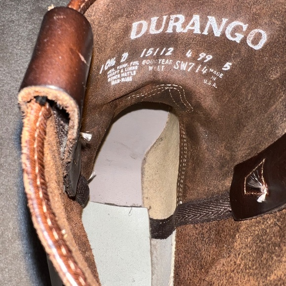 Vintage Durango Boots Size  US 10.5 - Picture 8 of 9